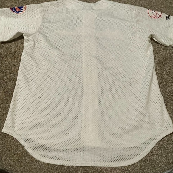 Majestic Athletic Subway Series Baseball Jersey White Men's Size L - Picture 6 of 7